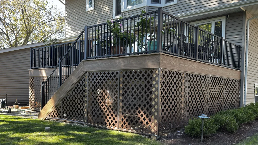 Deck Skirting & Lattice Installation in Hoffman Estates, IL project photo