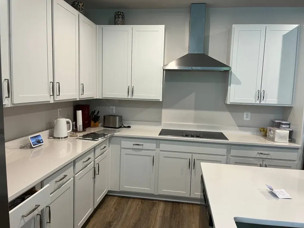 Kitchen cabinet assembly and installation